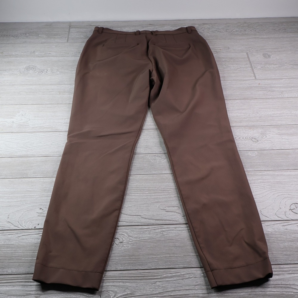 State & Liberty Athletic Fit Golf Trouser Men's 36x31 Brown Stretch